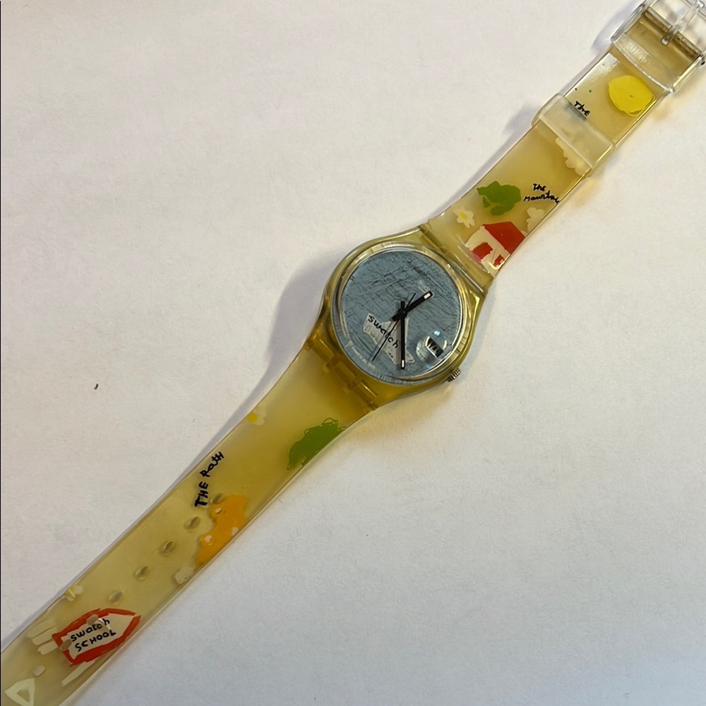 Swatch watch with Playful Design